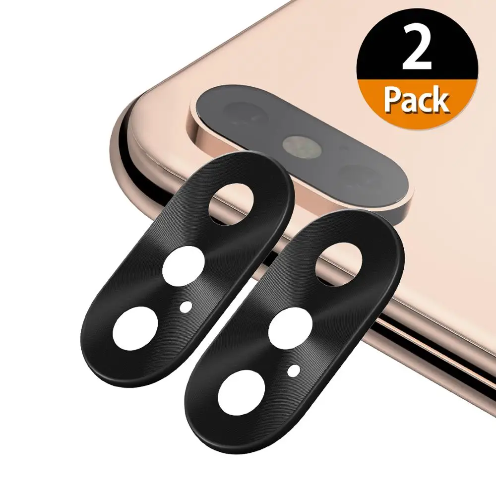 Защита для объектива камеры iPhone Xs/Xs Max [в 2 упаковках] премиум класса из