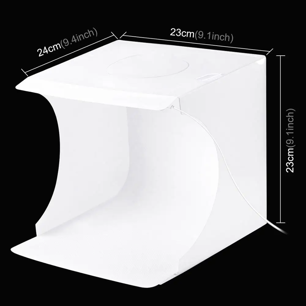 PULUZ folding light box photography photo studio soft LED background kit SLR camera has 6 | Электроника