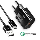 Быстрое зарядное устройство QC 3,0, кабель Micro USB для зарядки Samsung A10 A7 2018 J6 J4 Plus Huawei P Smart Plus Honor 9 lite 8X мобильный телефон