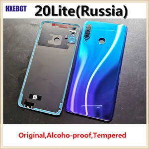 original for huawei honor 20 lite russia version with logo for huawei back battery cover rear door housing case mar lx1h free global shipping
