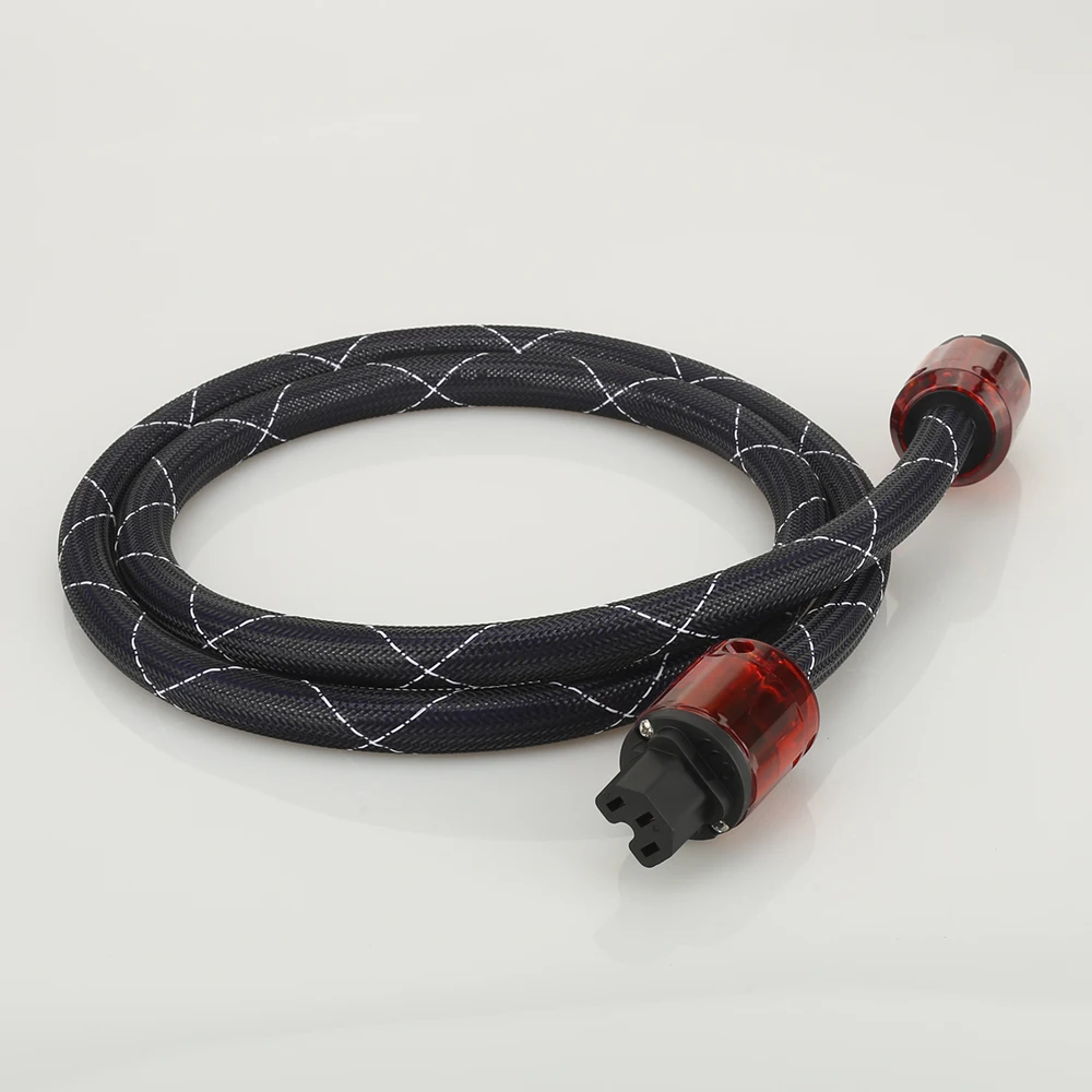 Высококачественный медный аудиофил кабель питания OFC сетевой переменного