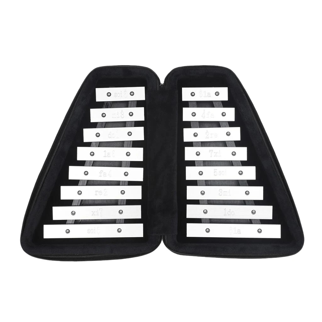 

16 Note Foldable Glockenspiel Sound Metal Keys Soprano Piano Children's Musica Learning Percussion Instrument
