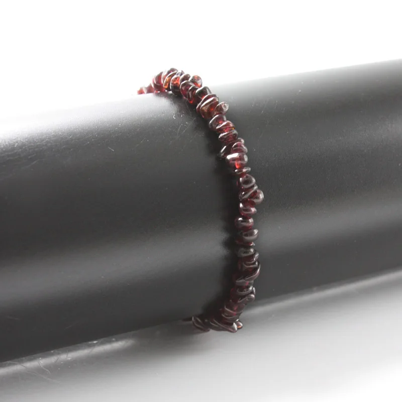 Ручной растягивающийся браслет Осколок кристалла Браслет гранат необычный