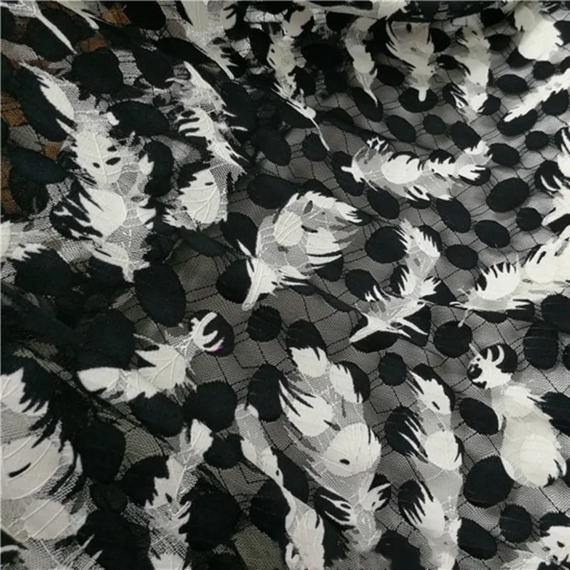 Кружевная ткань для платья латинских танцев 50 х150 см синяя черная красная с