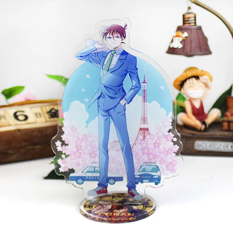 Фигурка Detective Conan из аниме высотой 16 см из акрила в виде подставки модели игрушки для косплея, украшения или коллекции подарков.