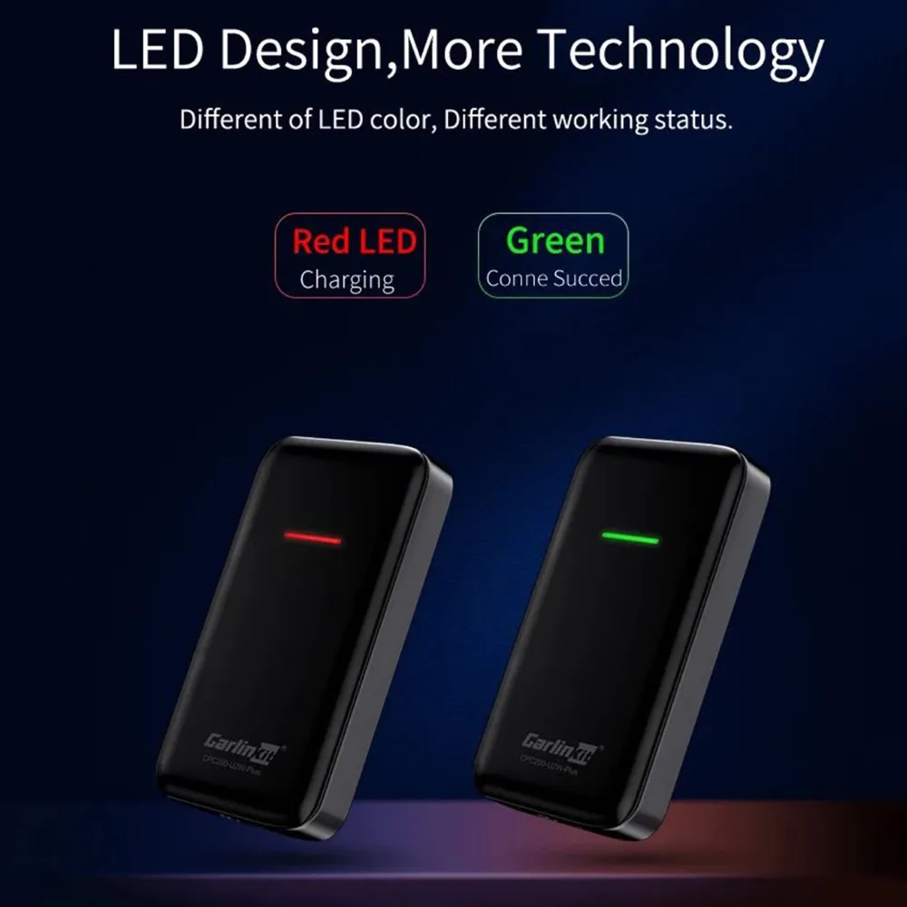 

2.0 Wireless USB Smart Link Wired to Wireless Carplay Dongle Box for Android IOS Navigation System Player