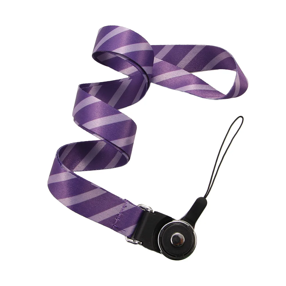 Длинные креативный с круглой пряжкой Съемный ремешок на шею для значков