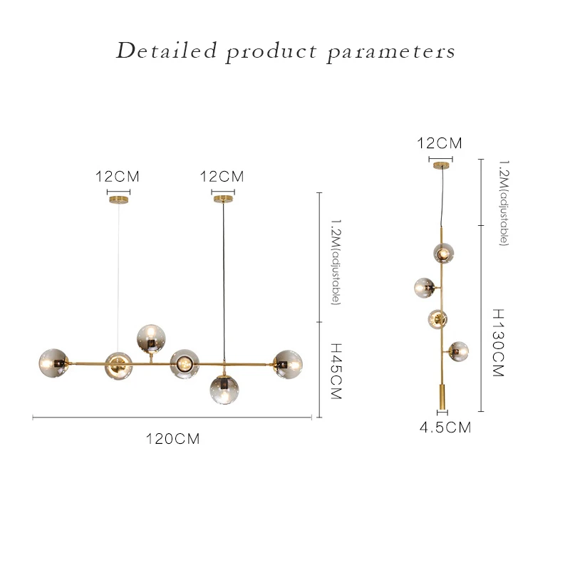 Скандинавская люстра из кованого железа роскошный светильник в виде полосы для