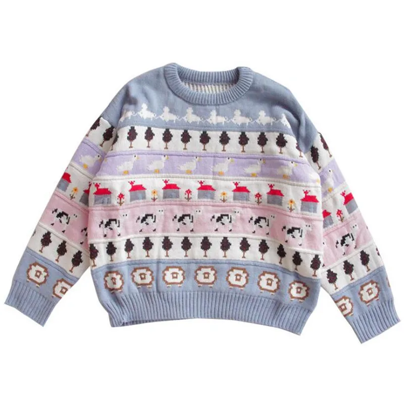 Осенние винтажные женские свитера Толстый Пуловер зимний теплый вязаный джемпер