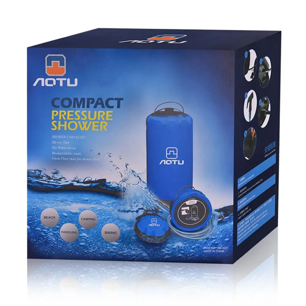 11Л ПВХ открытый надувной душ давление портативный мешок воды лагерь| |