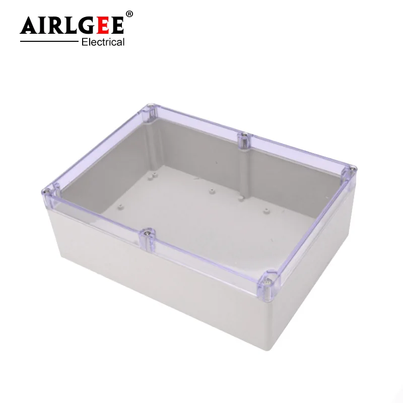 290*210*100 мм ABS/PVC пластиковые электрические IP65 водонепроницаемые распределительные коробки бесплатно пользовательские открывающиеся кожух панели управления