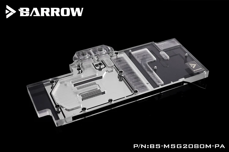 Барроу полное покрытие GPU водный блок для MSI RTX 2080 GAMING X TRIO/SEA HAWK EK Aurora материнская