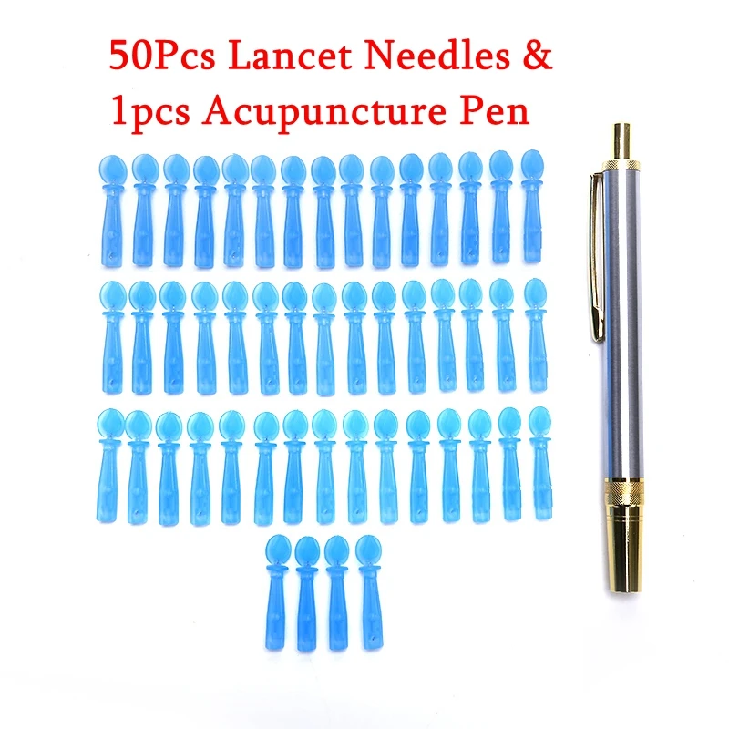 Набор для прокалывания крови с ручкой нержавеющая сталь 50 шт. |