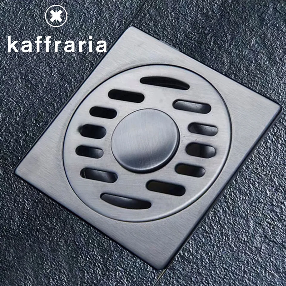 Слив Kaffraria в полу 304 для душа из нержавеющей стали Ванная комната Кухня Frool