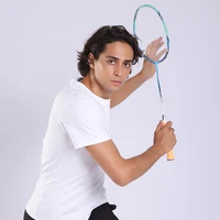 ESPER V7 Badminton Racket Professional Graphite Carbon Fiber Racquet Lightwight High Tension With String and Gifts For Adult