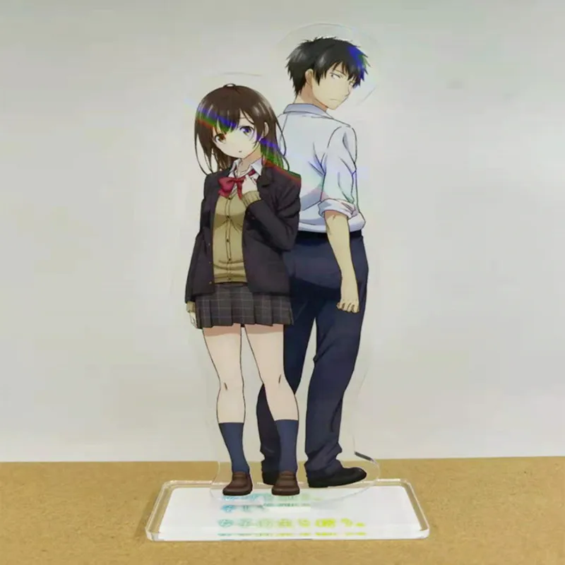 

Anime Hige wo Soru. Soshite Joshikousei wo Hirou YOSHIDA SAYU Cartoon Display Model Plate Cosplay AcrylicTabletop Figure Stand