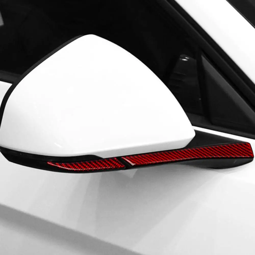 

For Ford Mustang 2015-2017 Car Side Rearview Mirror Decor Stickers Carbon Fibre Styling Accessories