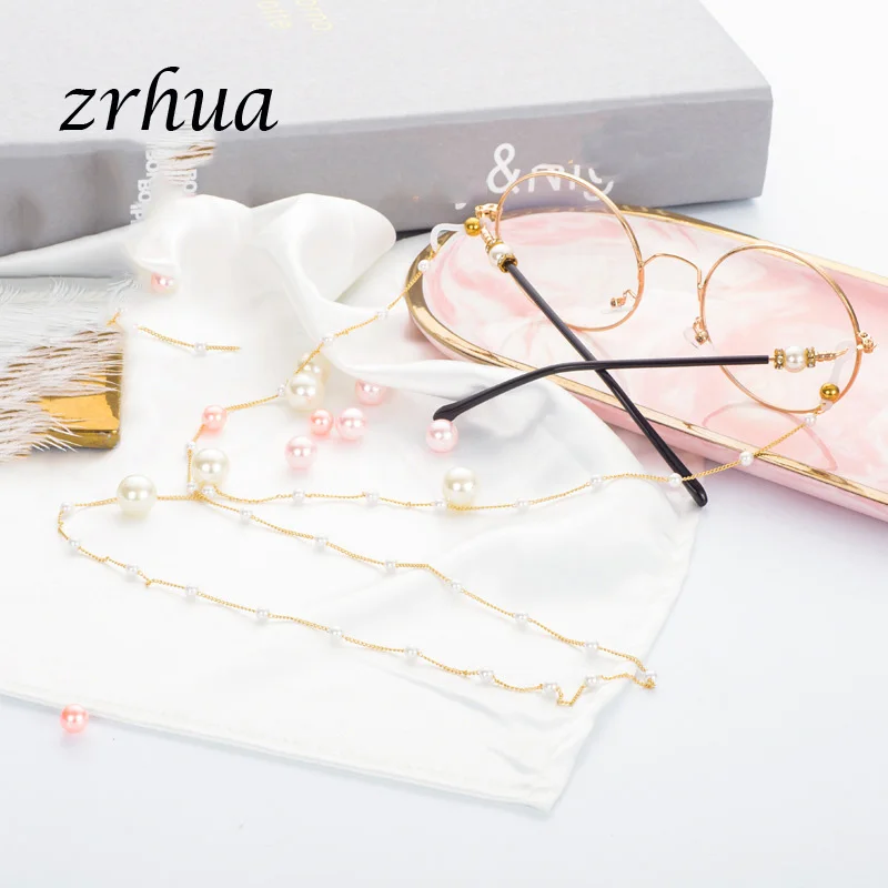 Цепочка для очков чтения женская модная металлическая шнуровка солнцезащитных с