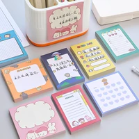 50sheets cartoon sticky notes ins student memo notes kawaii school office supplies n times posted it cute stationery