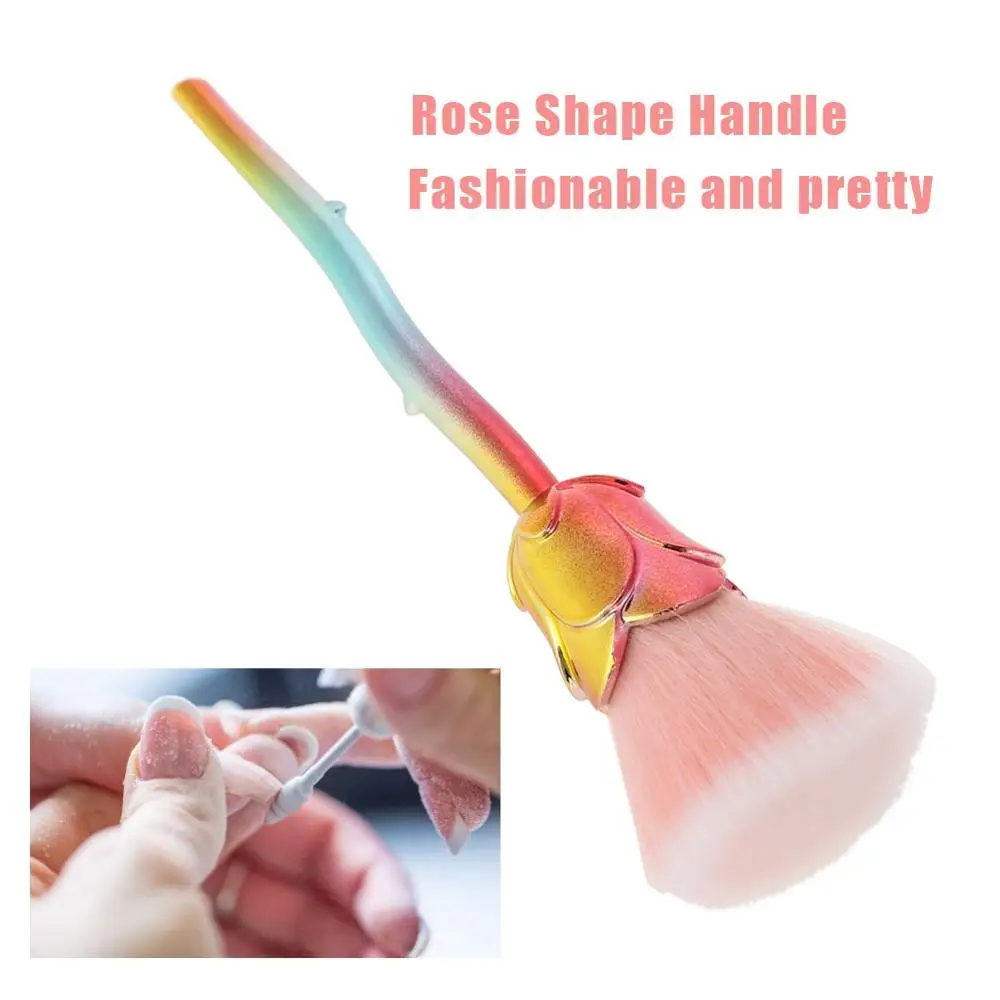 Косметическая Пылезащитная щетка для ногтей удаления пыли пудры Маникюр Педикюр