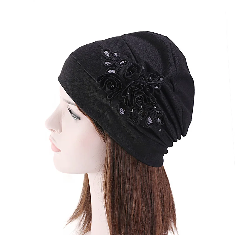 Новый женский хиджаб тюрбан голова Кепка шапка бини женские аксессуары для волос