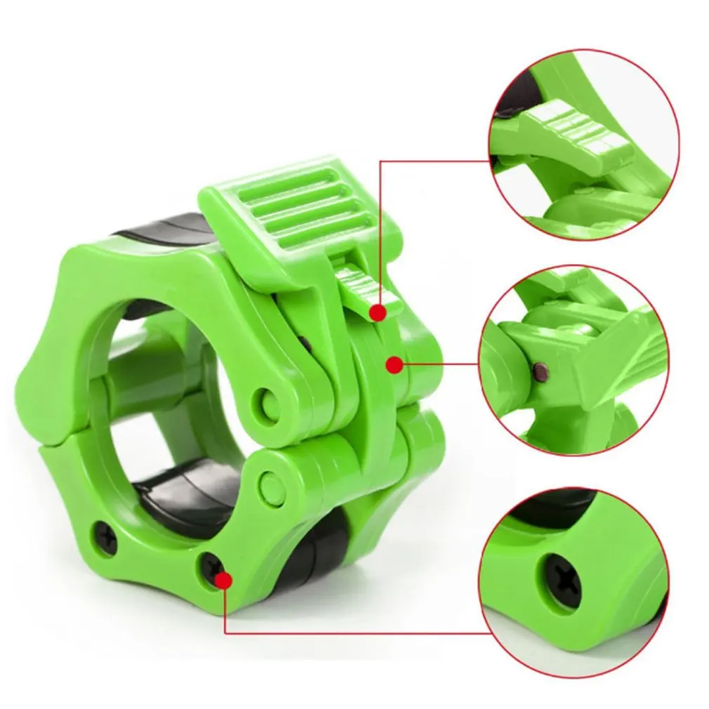 Пара штанги замок челюсти Тяжелая атлетика ошейники для собак Quick Release нейлон