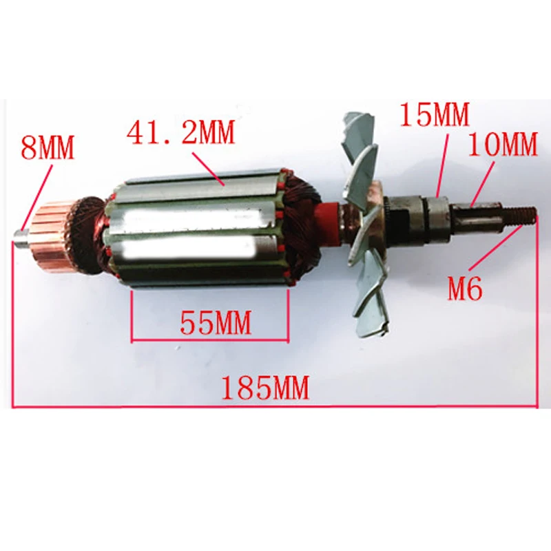 

AC220-230V Armature Rotor Anchor Replace for Hitachi G15SA Angle Grinder Rotor Power Tool Accessories