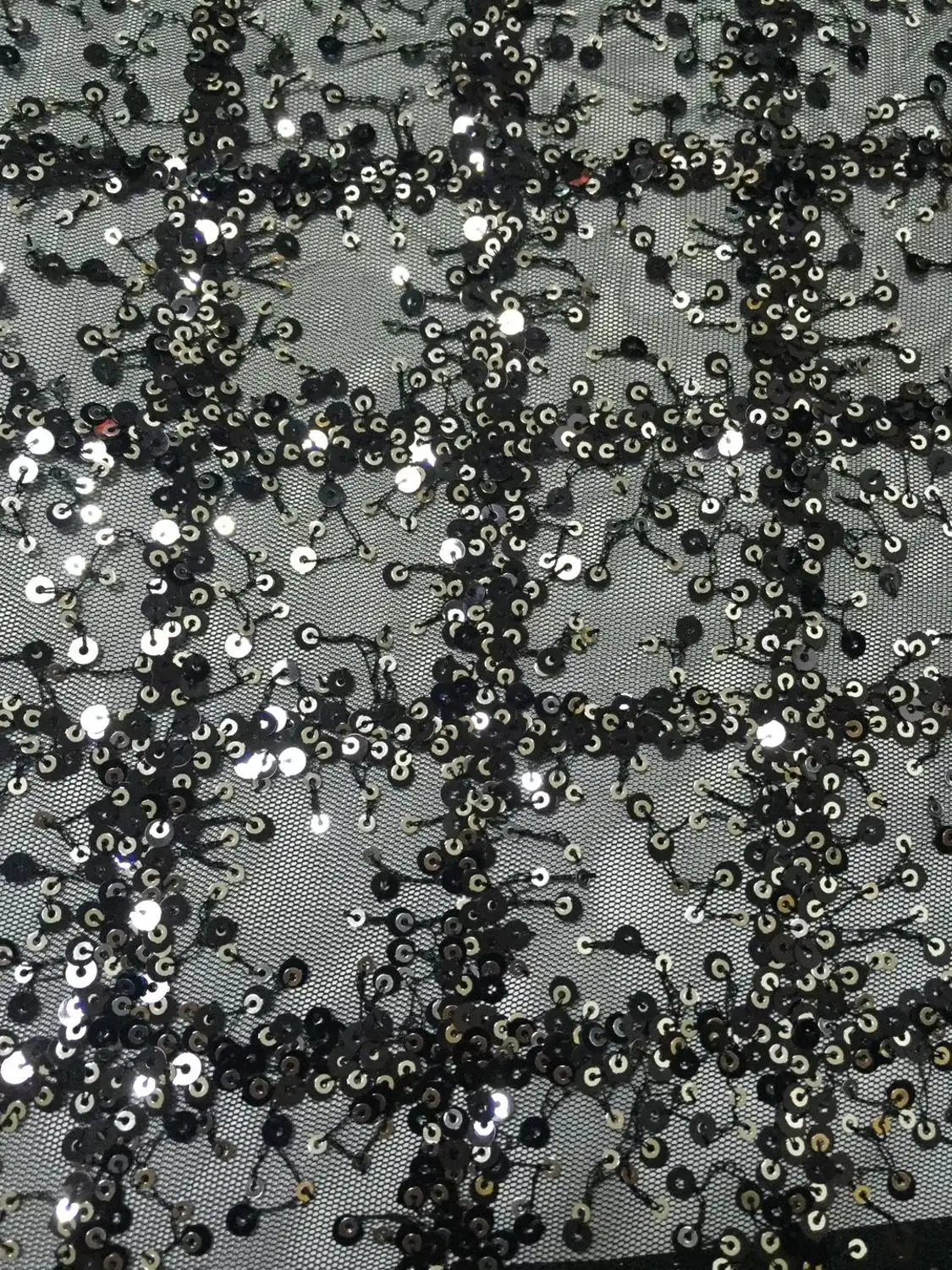 Роскошные кружевные ткани с золотыми блестками французская кружевная ткань