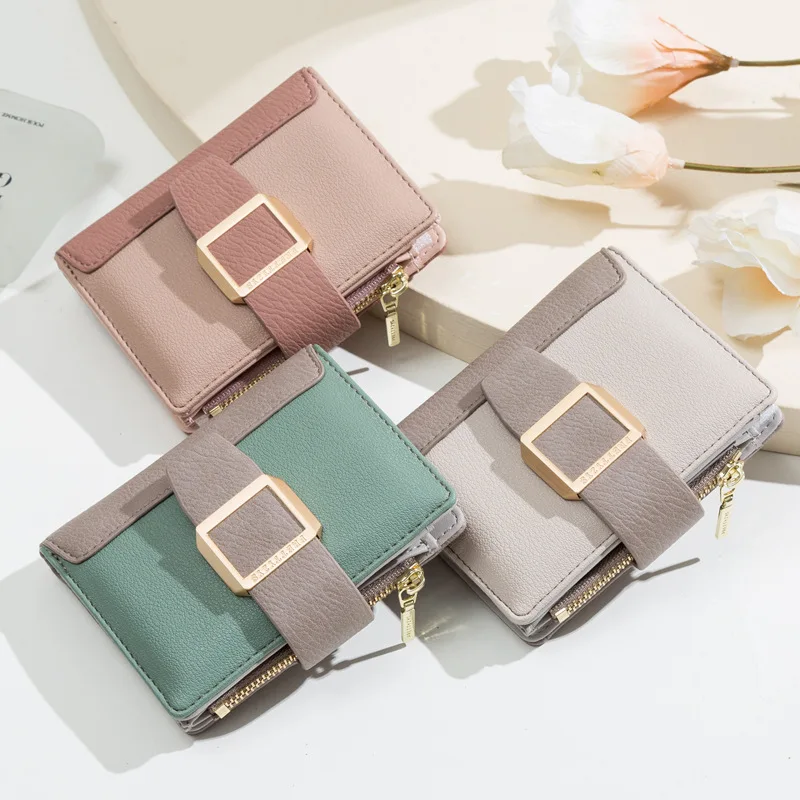 Women Wallets Pu Leather Purses Money Bag Female Short Hasp Purse Small Coin Card Holders Many Compartments Clutch New Carteras | Багаж и