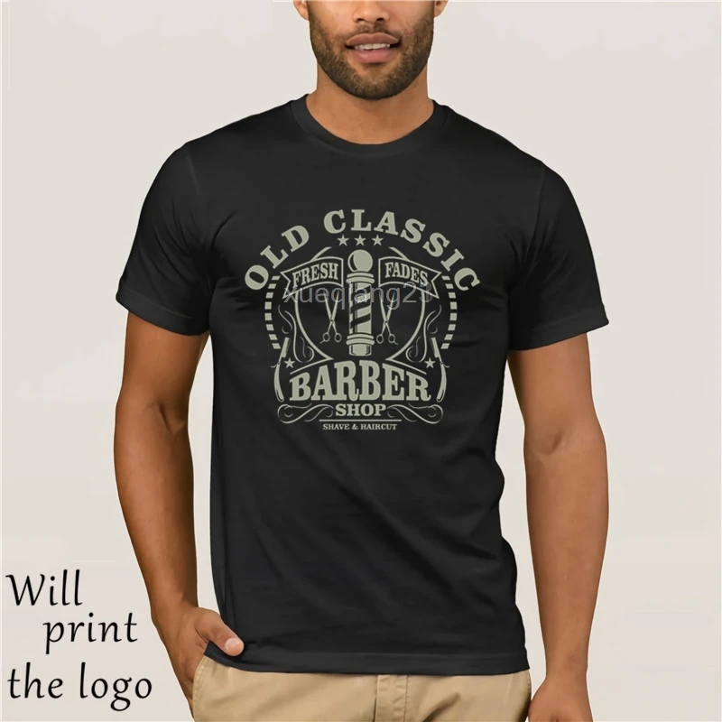 Barbero tienda винтажный de afeitar cuchillo dtg мужской t camisa regalo camisetas camiseta хип-хоп Футболка nueva