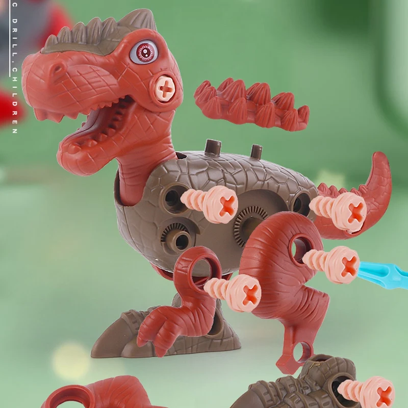 

Take Apart Dinosaur Building Model DIY Assembly Educational Toys Set with Screwdriver for Kids