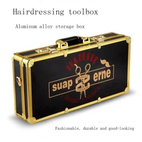 hairdressing toolbox portable largecode aluminum alloy storage bag makeup storage case hair tools accessories