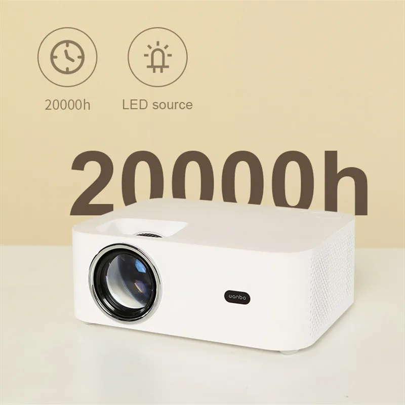 Wanbo X1 Projector Android 9.0 1280*720P 350 ANSI Lumens 1+8G Four-way Keystone Correction Home Theater Global Version |