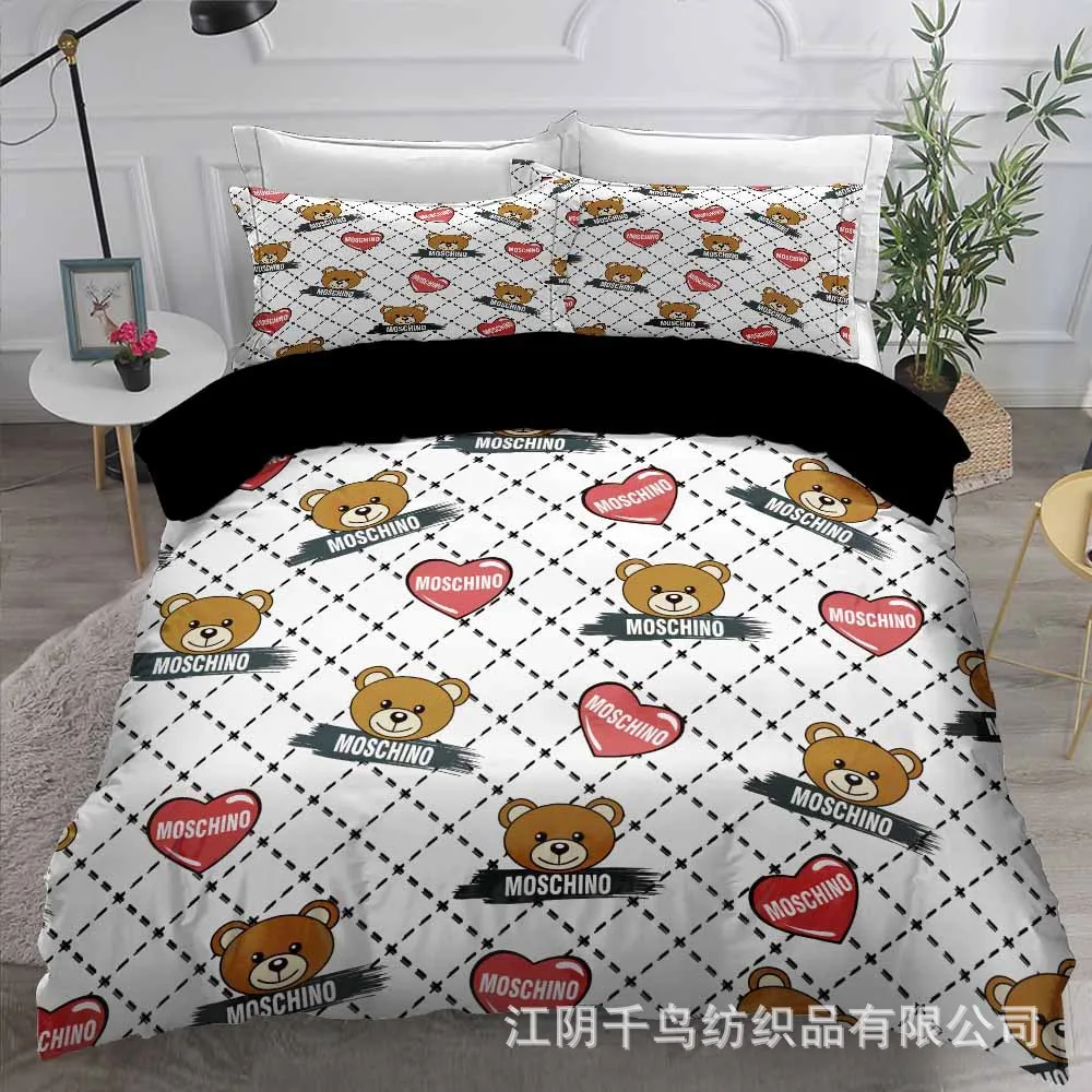 

Toy Bear Pattern Bedding Sets Australia /Europe/USA Full Queen King Size Quilt Duvet Cover Pillow Case 2-3 Pieces Sets