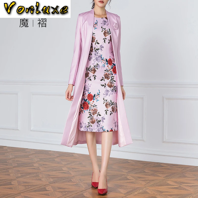 Женские костюмы Розовая детская одежда с длинными рукавами - Цена: 