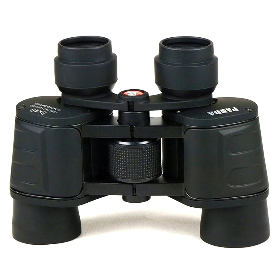 Бинокль Panda 8x40 телескоп мощный telescopio Профессиональный Кемпинг Охота HD синий фильм покрытием оптический Лен Открытый путешествия
