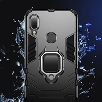 shockproof armor phone cover for oppo realme 3 reno z f11 r17 pro f9 r11s plus r9s plus ax5 a1k magnetic ring holder stand cases
