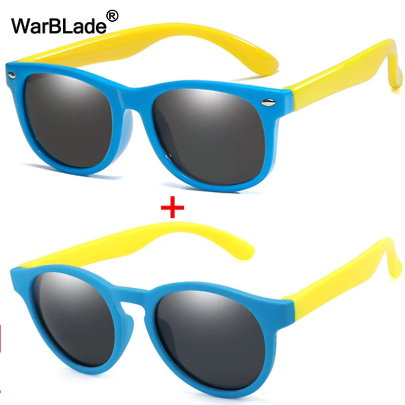 Солнцезащитные очки для мальчиков и девочек WarBlade круглые поляризационные