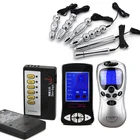 Электрический удар импульсный анальный фаллоимитатор вибратор SM проигрыватель Металлические анальные бусины Вибратор Интимные Игрушки для взрослых электрошоковый массаж Анальная пробка