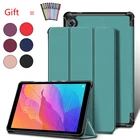 Чехол для Huawei MatePad T8 8,0, кожаный ультра тонкий чехол, чехол для MatePad T8, чехол для планшета с магнитной застежкой и пером, чехол-подставка для планшета с рисунком в виде магнита, для Huawei MatePad T8, 8, 8, 8, 8, 8, 8, 8, 8