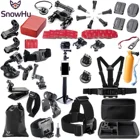 Семейный набор для go pro hero 10 9 8 7 6 5 kit 3-сторонняя селфи-Палка для Eken h8rдля Yi EVA чехол для камеры GS02