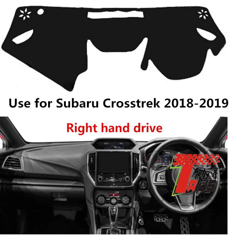 

TAIJS Factory Simple Good Quality Polyester Fibre Car Dashboard Cover For Subaru Crosstrek 2018-2019 Right hand drive