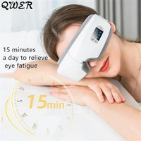 4d smart bluetooth vibration eye massager electric eyesight eye care instrument hot compress soothing eye fatigue massage glasse