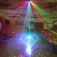 ysh 9 eyes dmx laser projector light led flashing party lamps dj disco light sound control party stage lighting effect for club