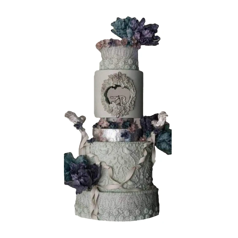 Meiжур лепесток цветов жемчужная паста сахарная мастика помадка форма для торта