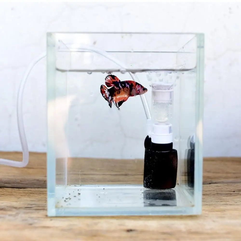 Мини аквариумный Супер Бесшумный маленький Пневматический фильтр очистка воды