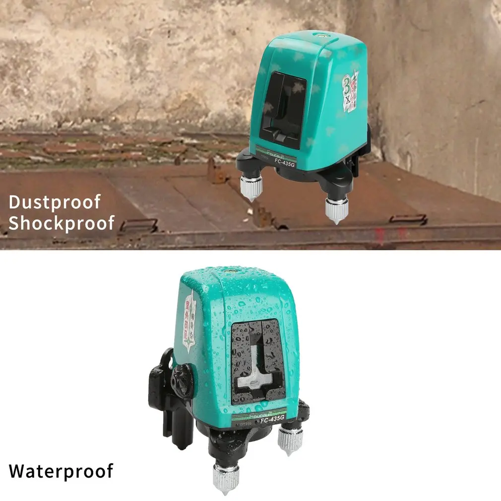Новый перекрестный зеленый лазерный уровень 360 градусов самонивелирующийся 1V1H 2