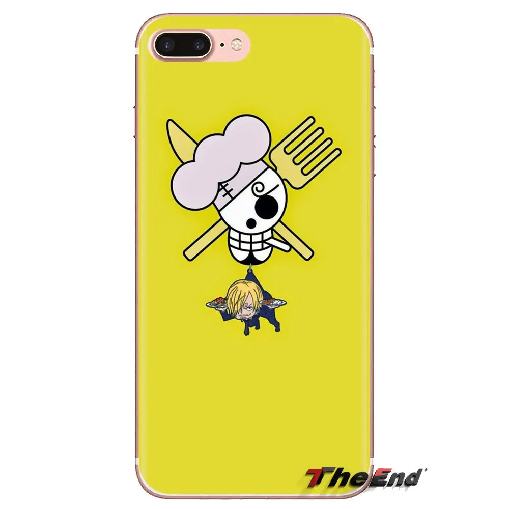 Silicone Phone Case For Huawei G7 G8 P7 P8 P9 Lite Honor 4C 5X 5C 6X Mate 7 8 9 Y3 Y5 Y6 II 2 Pro 2017 One Piece Sabo skull flag |