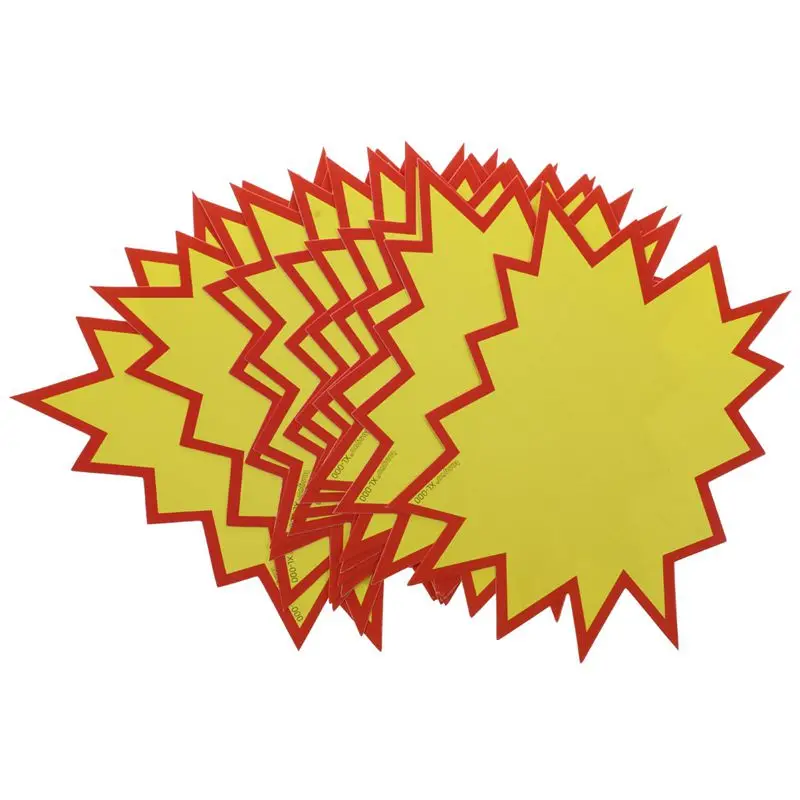 

Supermarket Stores Sale Promotion Advertising Sign Price Tags 10 Pcs