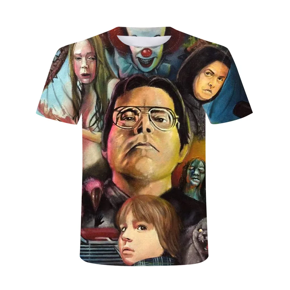 Новая модная футболка с принтом ужасов из фильма убийцы для мужчин/женщин